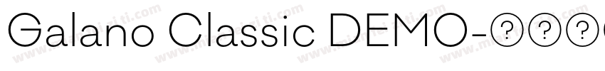 Galano Classic DEMO字体转换